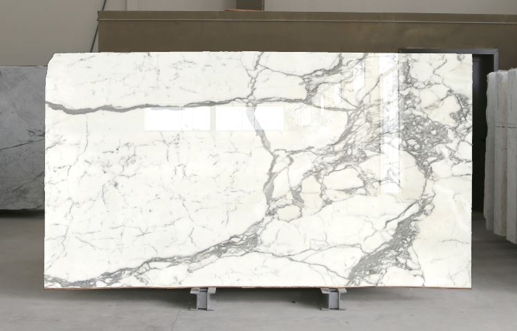 Foto lastra custom statuario mapascan